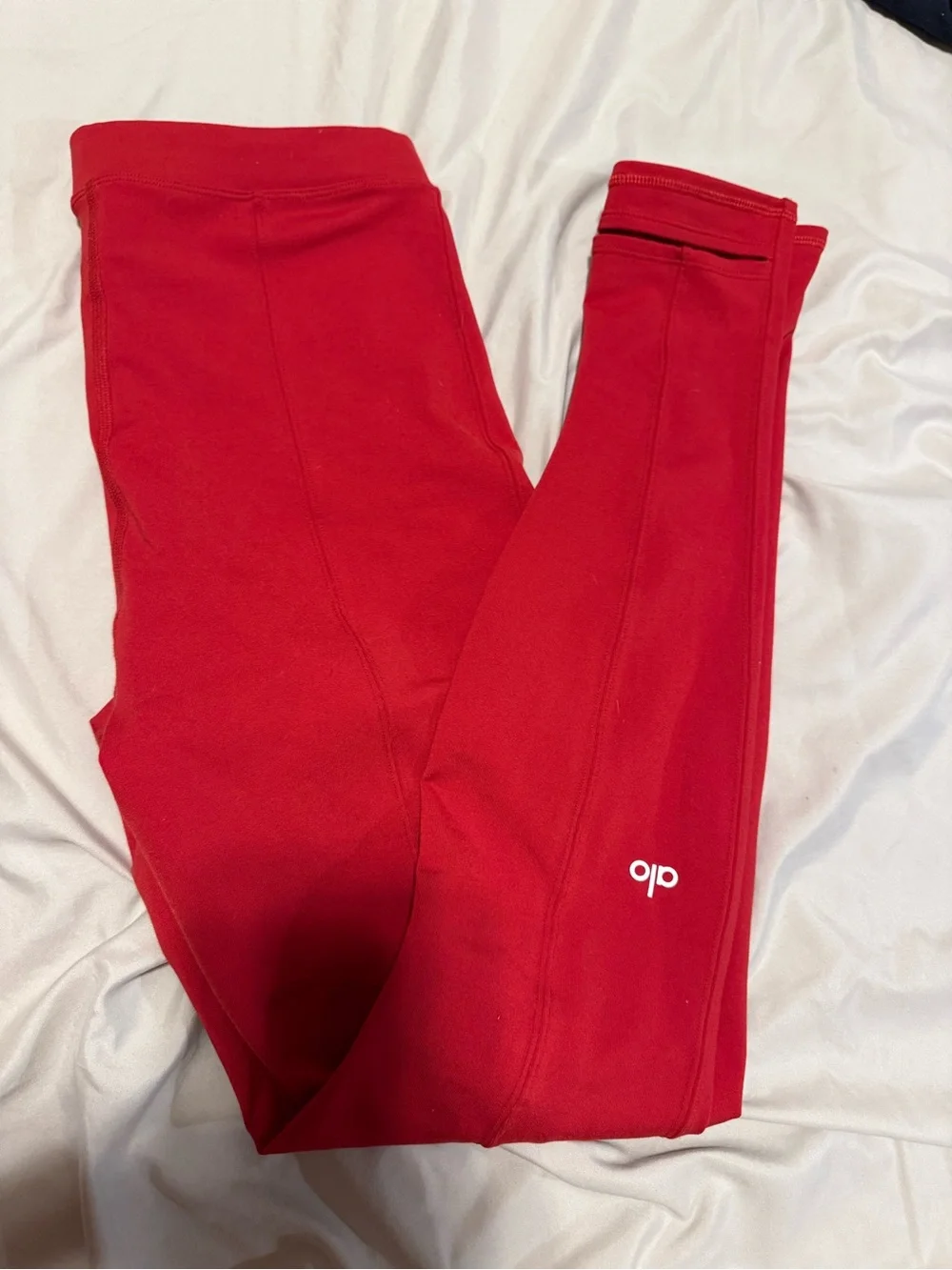 ALO Yoga Red High-Waist Leggings - Picture 6 of 6